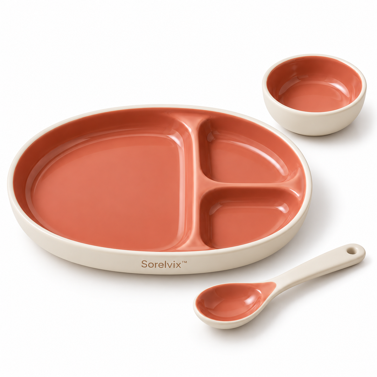 Sorelvix™ Terra Trio Divided Dinner Set