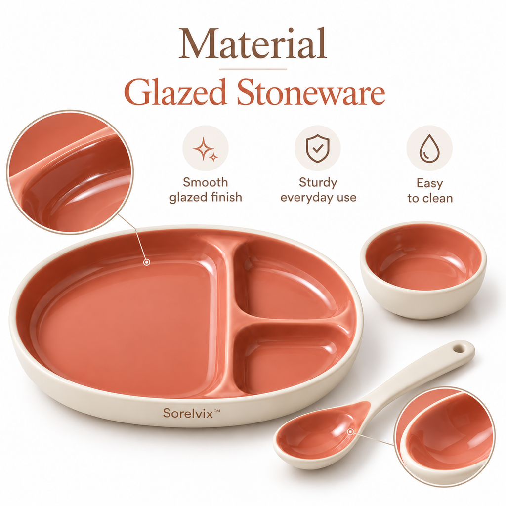 Sorelvix™ Terra Trio Divided Dinner Set