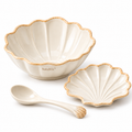 Sorelvix™ Shellcrest Ivory Dinnerware Set