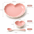Sorelvix™ Blush Heart Dinnerware Set