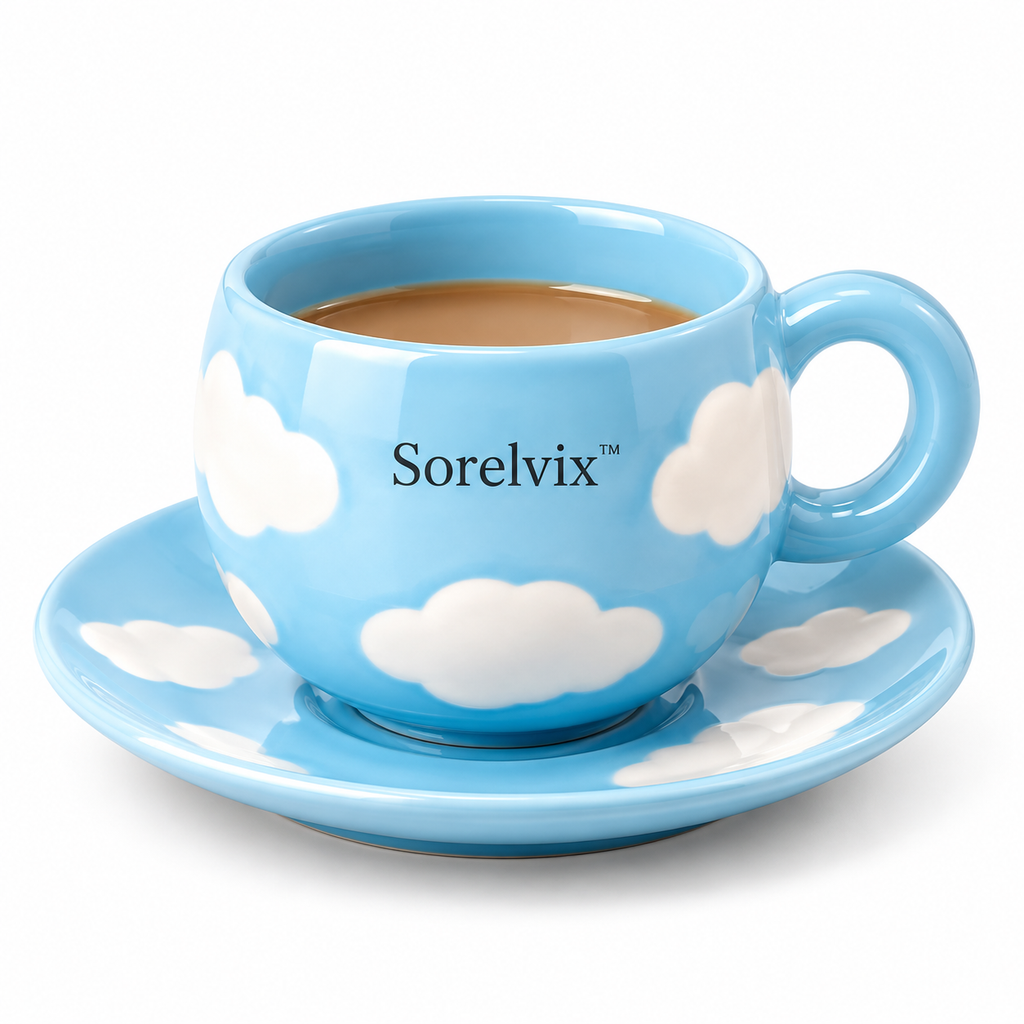 Sorelvix™ Sky Cloud Cup & Saucer Set