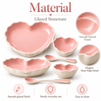 Sorelvix™ Blush Heart Dinnerware Set