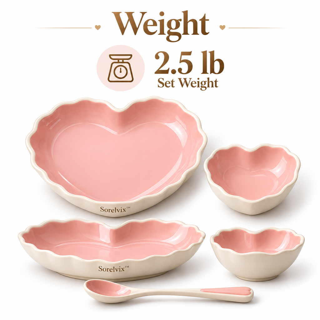 Sorelvix™ Blush Heart Dinnerware Set