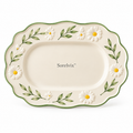 Sorelvix™ Daisy Vine Oval Serving Platter